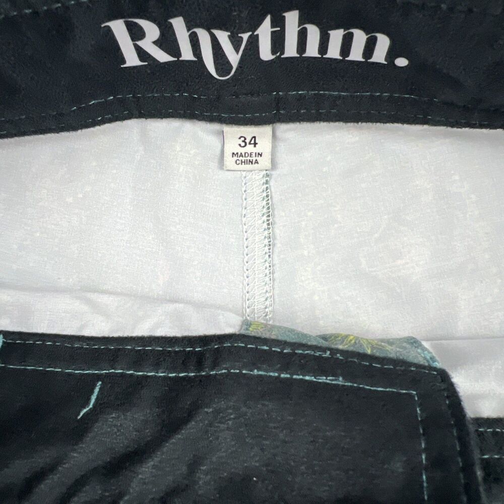 Rhythm. Arlo 7.5” Board Shorts Swim Trunks Size 34 - Picture 3 of 8
